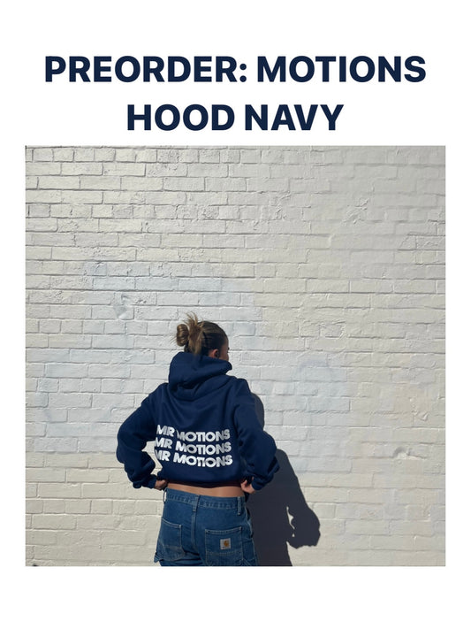 BLACK FRIDAY SALE: MOTIONS HOOD NAVY